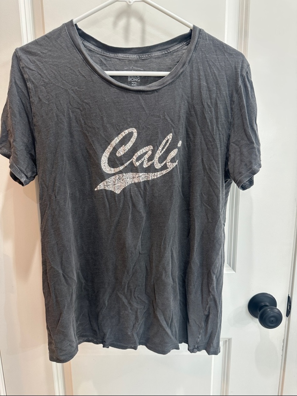 🔥Sunday Sale 🔥 Vintage Billabong Charcoal 'Cali' Short-Sleeve Tee